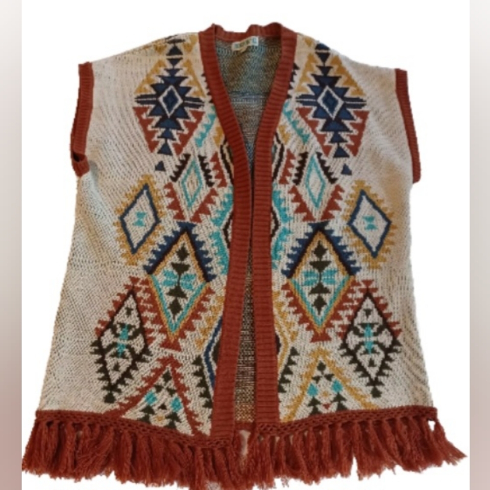Rockin' C Western Sweater Vest Shrug